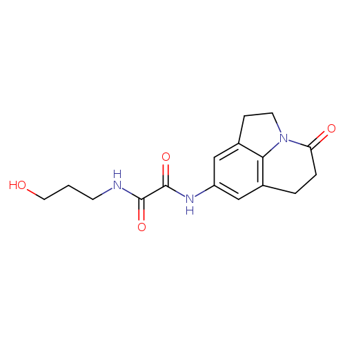 N-(3-hydroxypropyl)-N'-{11-oxo-1-azatricyclo[6.3.1.0^{4,12}]dodeca-4(12),5,7-trien-6-yl}ethanediamide
