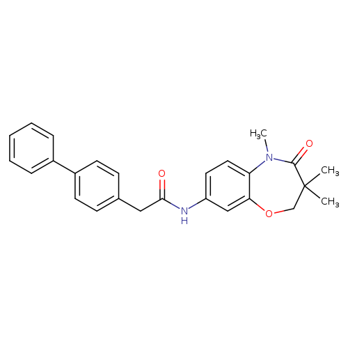 2-{[1,1'-biphenyl]-4-yl}-N-(3,3,5-trimethyl-4-oxo-2,3,4,5-tetrahydro-1,5-benzoxazepin-8-yl)acetamide