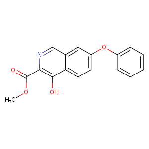 3-Isoquinolinecarboxylic acid, 4-hydroxy-7-phenoxy-, methyl ester