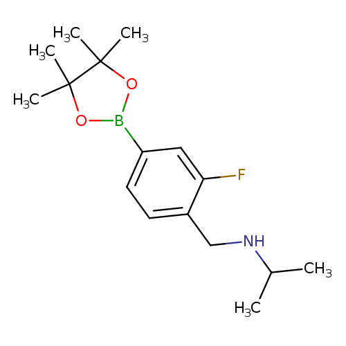 4-(Isopropylaminomethyl)-3-fluorophenylboronic acid, pinacol ester