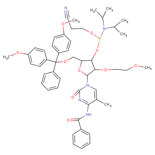 DMT-2′O-MOE-rMeC(bz) Phosphoramidite (5-Me-C-2'-MOE-Phosphoramidite)