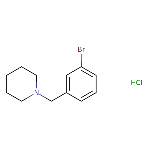 1-[(3-bromophenyl)methyl]piperidine hydrochloride