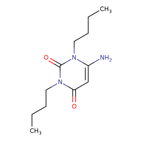 2,4(1H,3H)-Pyrimidinedione, 6-amino-1,3-dibutyl-