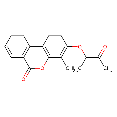 4-Methyl-3-((3-oxobutan-2-yl)oxy)-6H-benzo[c]chromen-6-one