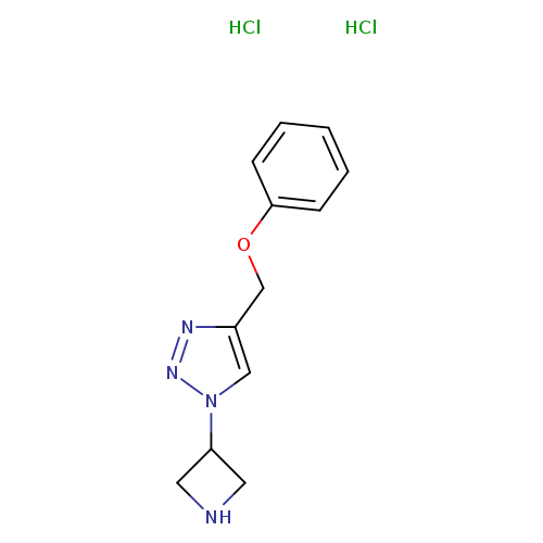 "1-(azetidin-3-yl)-4-(phenoxymethyl)-1H-1,2,3-triazole dihydrochloride"