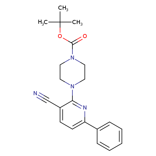 tert-Butyl 4-(3-cyano-6-phenylpyridin-2-yl)piperazine-1-carboxylate