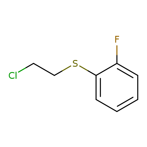 1-[(2-chloroethyl)sulfanyl]-2-fluorobenzene