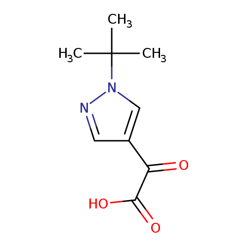 2-(1-tert-butyl-1H-pyrazol-4-yl)-2-oxoacetic acid