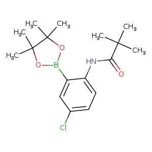 N-[4-chloro-2-(tetramethyl-1,3,2-dioxaborolan-2-yl)phenyl]-2,2-dimethylpropanamide