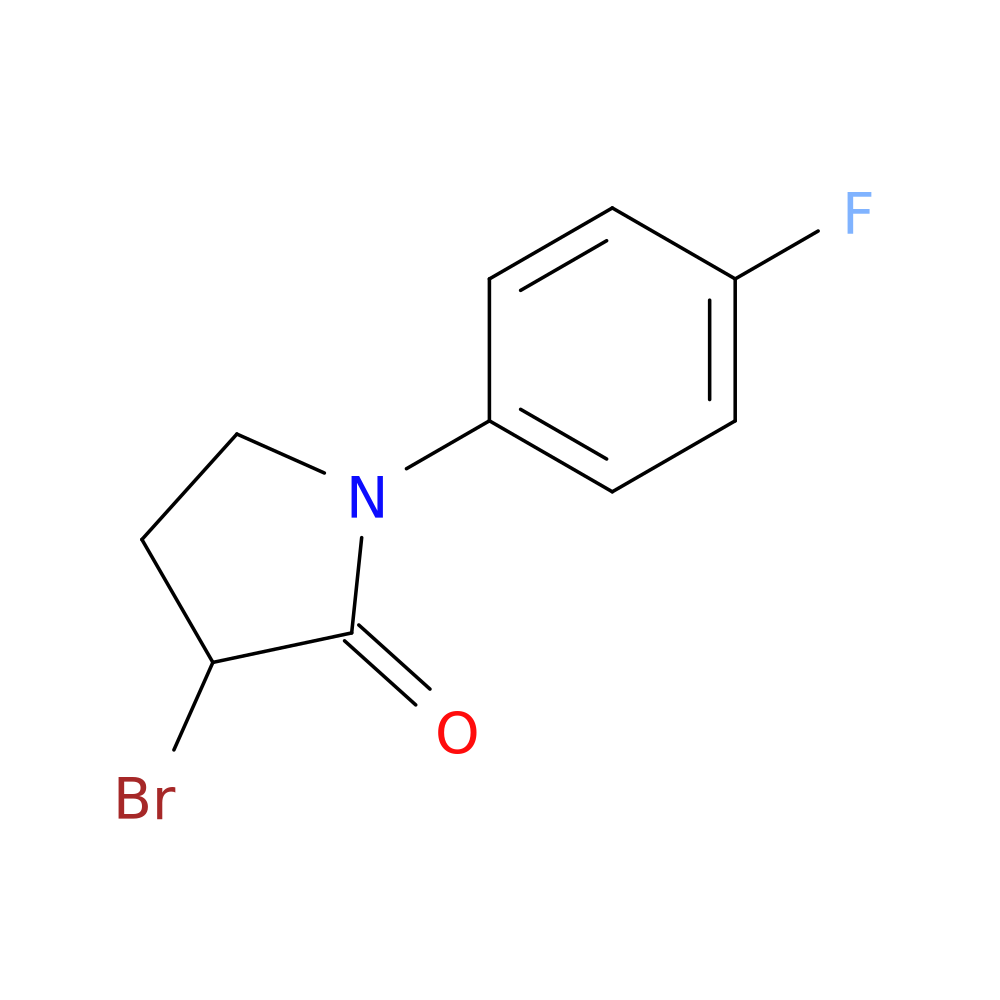 3-Bromo-1-(4-fluorophenyl)pyrrolidin-2-one