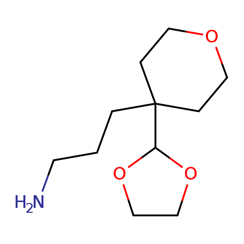 3-[4-(1,3-dioxolan-2-yl)oxan-4-yl]propan-1-amine
