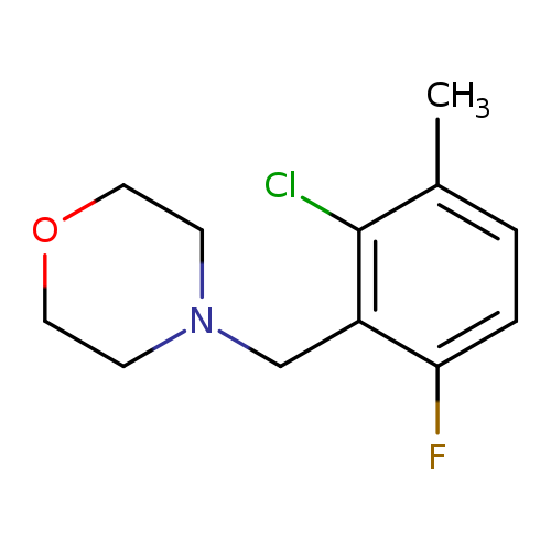4-(2-Chloro-6-fluoro-3-methylbenzyl)morpholine