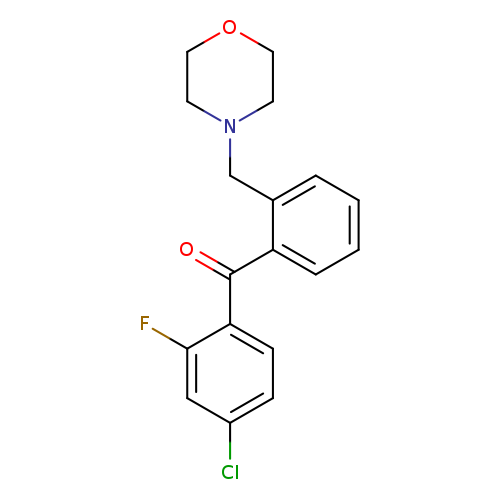4-Chloro-2-fluoro-2'-morpholinomethyl benzophenone