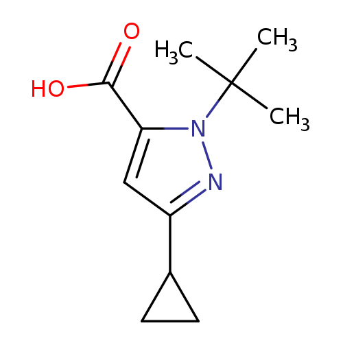 1-tert-butyl-3-cyclopropyl-1H-pyrazole-5-carboxylic acid
