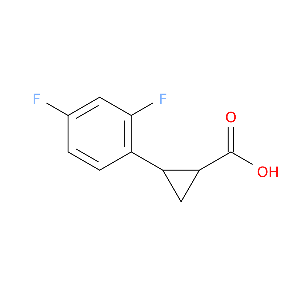 2-(2,4-Difluorophenyl)cyclopropane-1-carboxylic acid