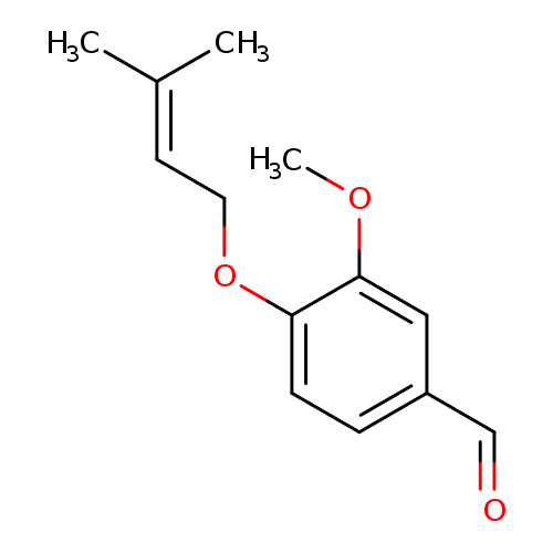 3-Methoxy-4-((3-methylbut-2-en-1-yl)oxy)benzaldehyde