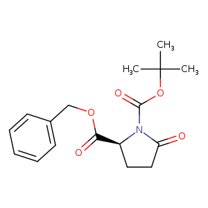 1,2-Pyrrolidinedicarboxylic acid, 5-oxo-, 1-(1,1-dimethylethyl) 2-(phenylmethyl) ester, (2S)-