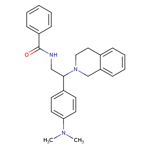 N-{2-[4-(dimethylamino)phenyl]-2-(1,2,3,4-tetrahydroisoquinolin-2-yl)ethyl}benzamide