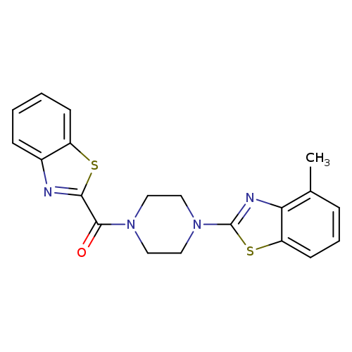 2-[4-(1,3-benzothiazole-2-carbonyl)piperazin-1-yl]-4-methyl-1,3-benzothiazole