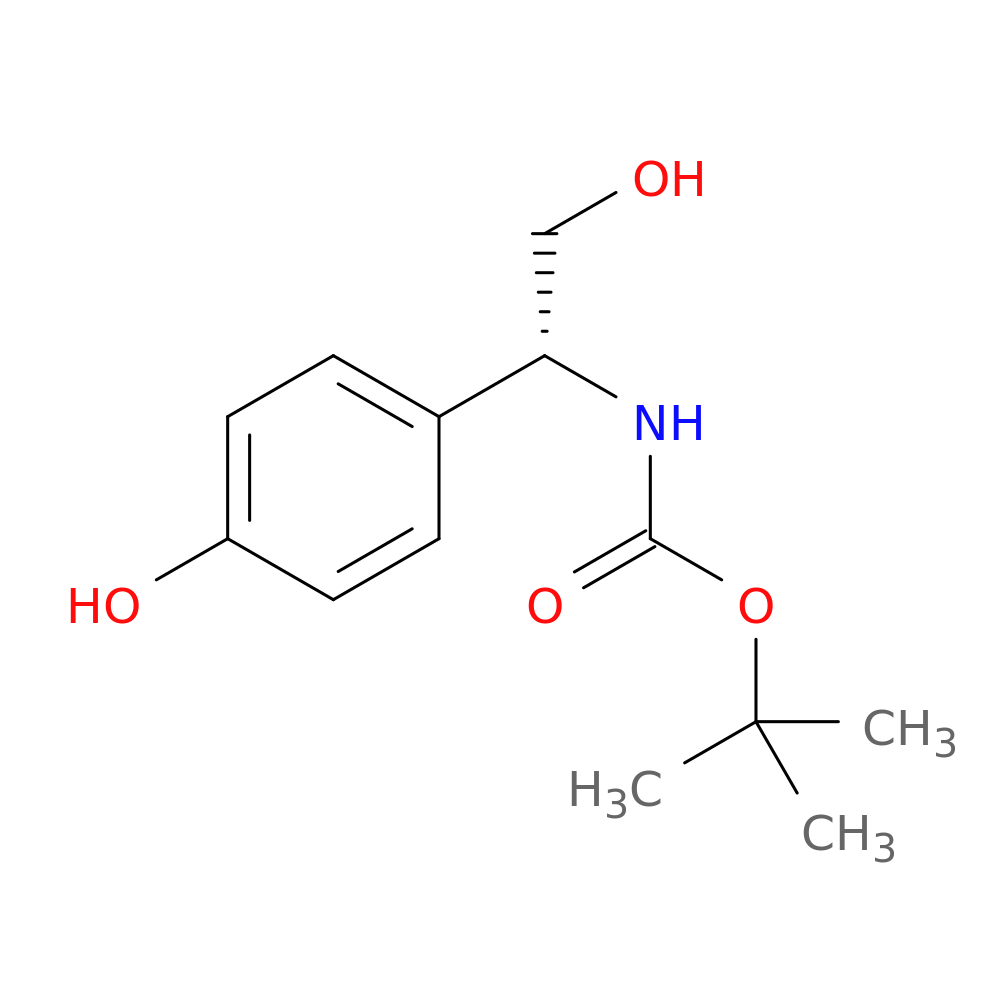 1,1-Dimethylethyl N-[(1R)-2-hydroxy-1-(4-hydroxyphenyl)ethyl]carbamate