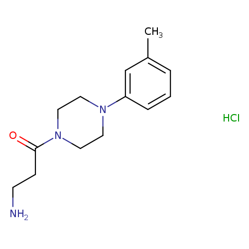 3-amino-1-[4-(3-methylphenyl)piperazin-1-yl]propan-1-one hydrochloride
