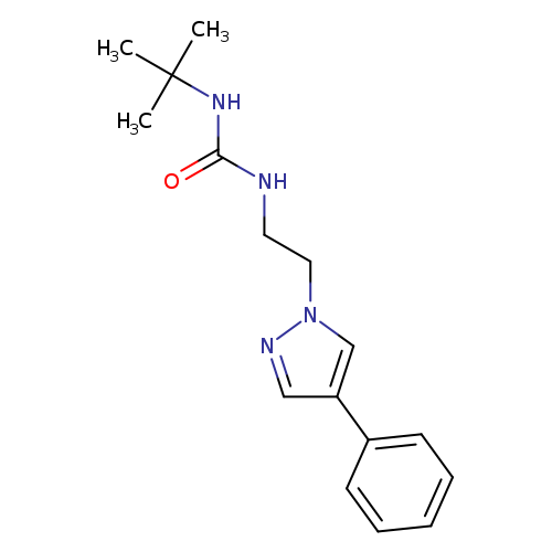 3-tert-butyl-1-[2-(4-phenyl-1H-pyrazol-1-yl)ethyl]urea