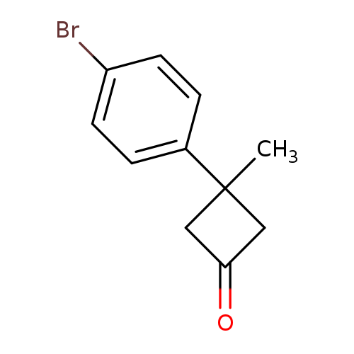 3-(4-bromophenyl)-3-methylcyclobutan-1-one
