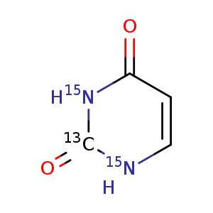 2,4(1H,3H)-Pyrimidinedione-2-13C-1,3-15N2
