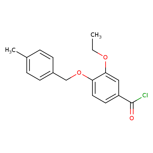 3-Ethoxy-4-[(4-methylbenzyl)oxy]benzoyl chloride