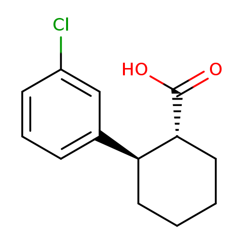 rac-(1R,2R)-2-(3-chlorophenyl)cyclohexane-1-carboxylic acid, trans