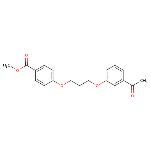 methyl 4-[3-(3-acetylphenoxy)propoxy]benzoate