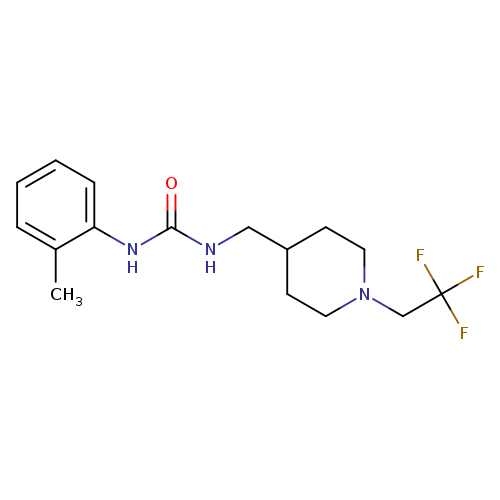 1-(2-methylphenyl)-3-{[1-(2,2,2-trifluoroethyl)piperidin-4-yl]methyl}urea