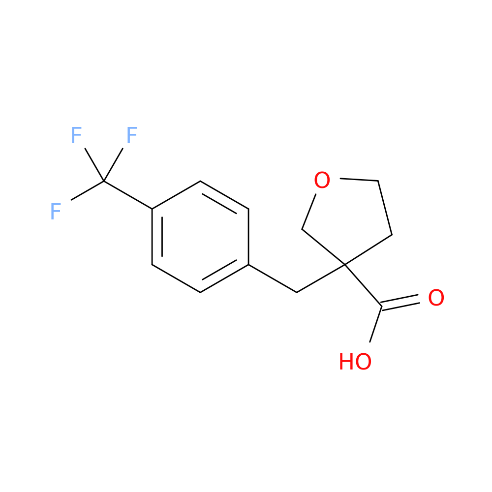 3-{[4-(trifluoromethyl)phenyl]methyl}oxolane-3-carboxylic acid