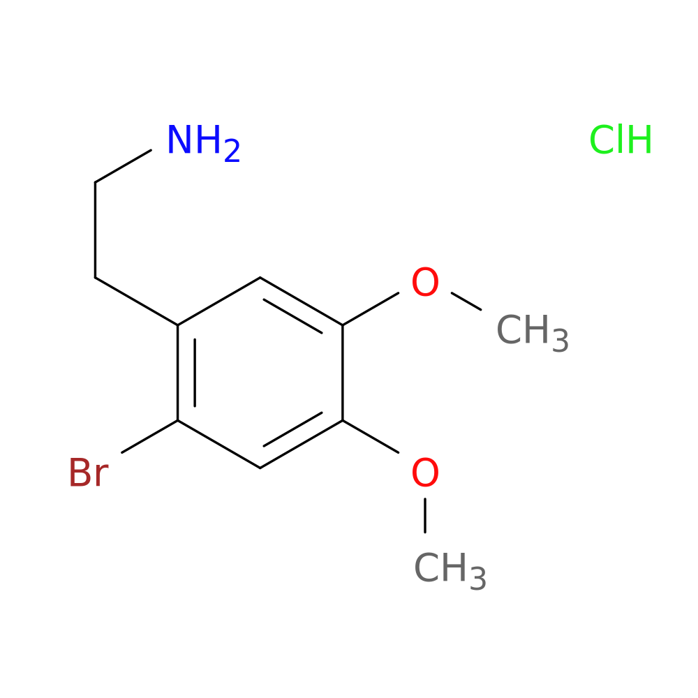 2-(2-bromo-4,5-dimethoxyphenyl)ethan-1-amine hydrochloride