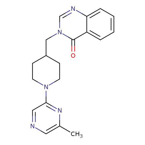 3-{[1-(6-methylpyrazin-2-yl)piperidin-4-yl]methyl}-3,4-dihydroquinazolin-4-one