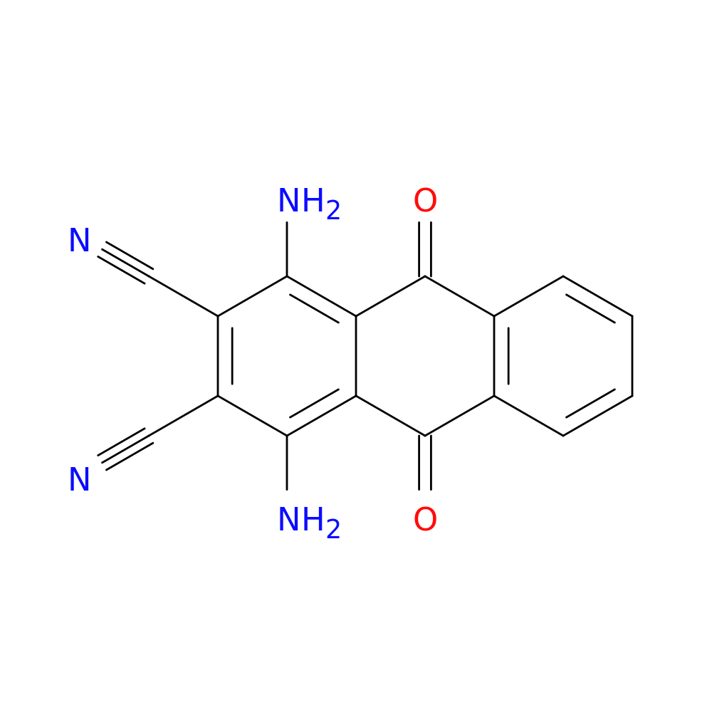 1,4-Diamino-9,10-dioxo-9,10-dihydroanthracene-2,3-dicarbonitrile