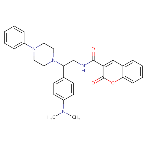 N-{2-[4-(dimethylamino)phenyl]-2-(4-phenylpiperazin-1-yl)ethyl}-2-oxo-2H-chromene-3-carboxamide