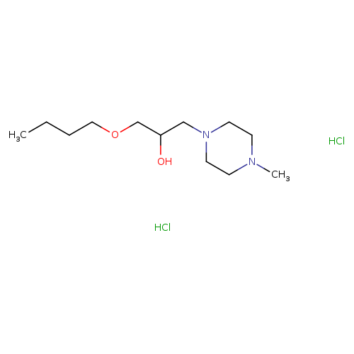 1-butoxy-3-(4-methylpiperazin-1-yl)propan-2-ol dihydrochloride