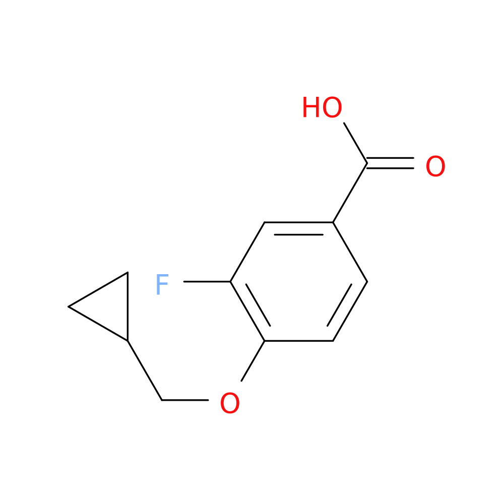 4-(Cyclopropylmethoxy)-3-fluorobenzoic acid