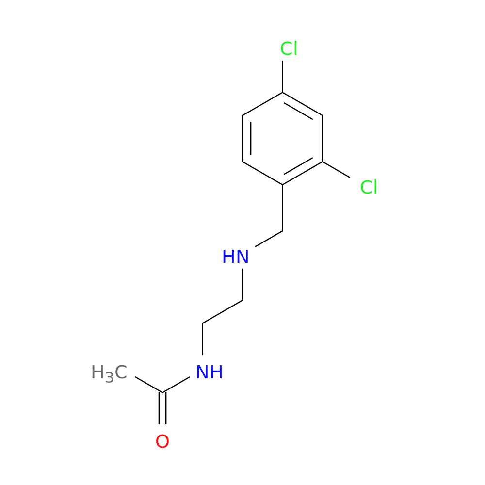 N-(2-{[(2,4-dichlorophenyl)methyl]amino}ethyl)acetamide