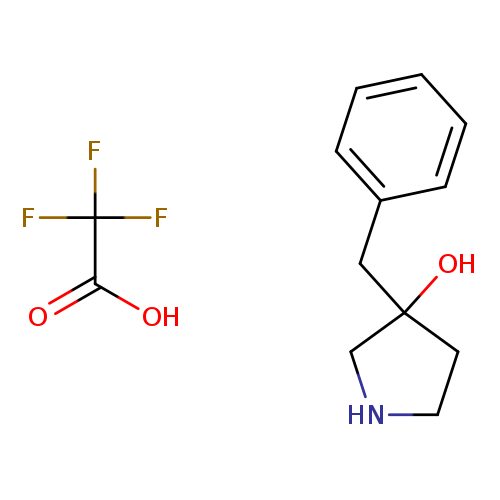 3-benzylpyrrolidin-3-ol; trifluoroacetic acid