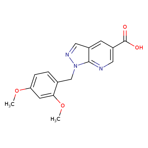 1-(2,4-Dimethoxybenzyl)-1h-pyrazolo[3,4-b]pyridine-5-carboxylic acid