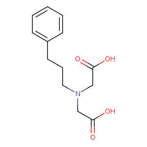 2-[(carboxymethyl)(3-phenylpropyl)amino]acetic acid