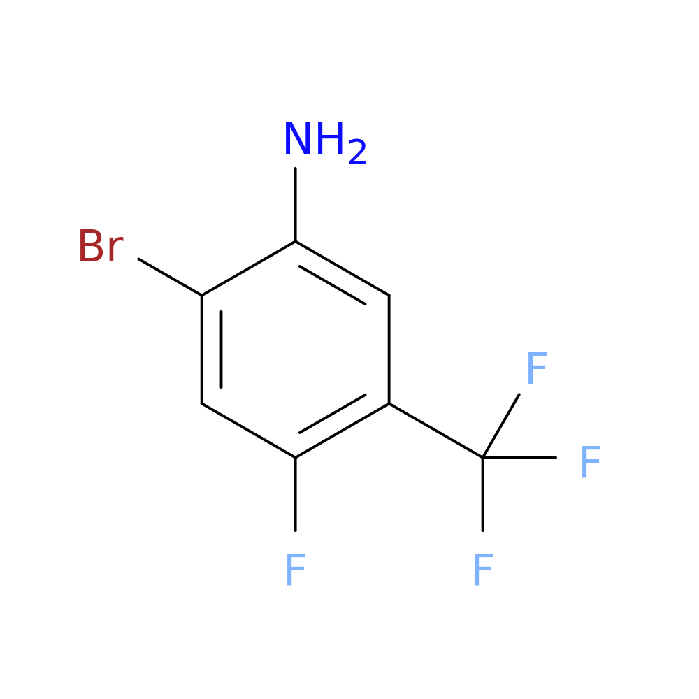 2-Bromo-4-fluoro-5-(trifluoromethyl)benzenamine