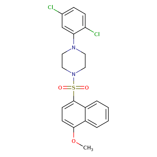 1-(2,5-dichlorophenyl)-4-[(4-methoxynaphthalen-1-yl)sulfonyl]piperazine