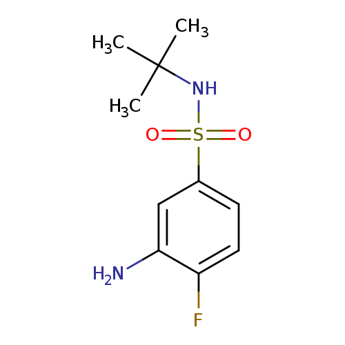 3-amino-N-tert-butyl-4-fluorobenzene-1-sulfonamide