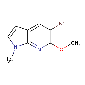 5-bromo-6-methoxy-1-methyl-1H-pyrrolo[2,3-b]pyridine