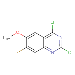 Quinazoline, 2,4-dichloro-7-fluoro-6-methoxy-