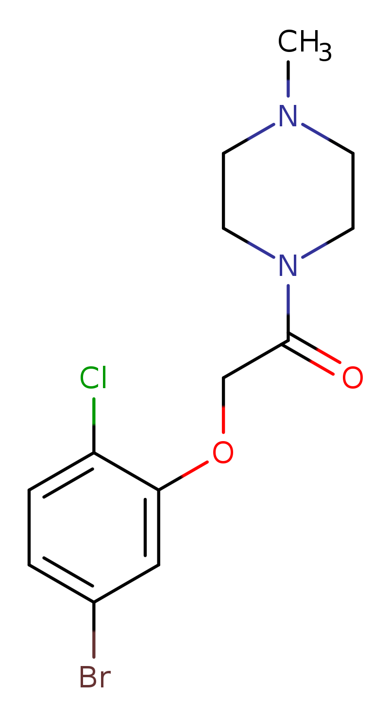 2-(5-Bromo-2-chlorophenoxy)-1-(4-methylpiperazin-1-yl)ethanone