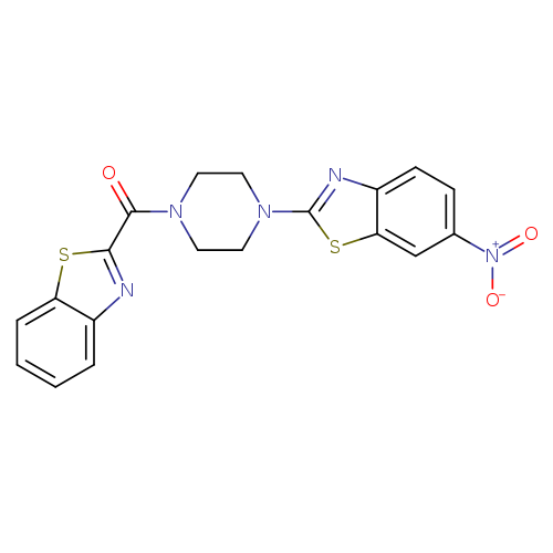 2-[4-(1,3-benzothiazole-2-carbonyl)piperazin-1-yl]-6-nitro-1,3-benzothiazole